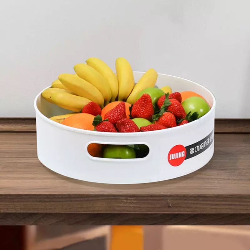 360° Rotating Kitchen Storage Tray, Kitchen Storage Container For Spice Food Snack, Bathroom Shampoo Storage Tray, Non Slip Snack Dried Storage Plate, Multifunctional Antiskid Rotary Storage Box 360° Rotating Kitchen Storage Tray, Kitchen Storage Container For Spice Food Snack, Bathroom Shampoo Storage Tray, Non Slip Snack Dried Storage Plate, Multifunctional Antiskid Rotary Storage Box